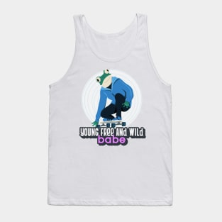 Cute Animal Cartoon Drawing Tank Top